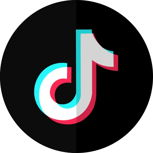 Logo tik tok, Redes Sociales