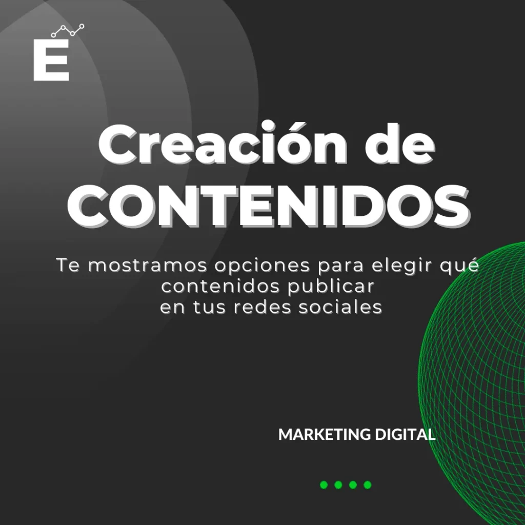 Creación de Contenido- Carrousel de imágenes con opciones para elegir contenidos de Redes Sociales @ergittek